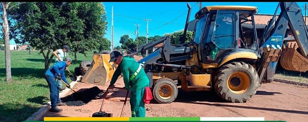 Manutenção de vias públicas está em andamento em Monte Santo do Tocantins