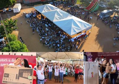 Janad Valcari promove Dia das Mães com caminhões de prêmios nas regiões norte e sul de Palmas