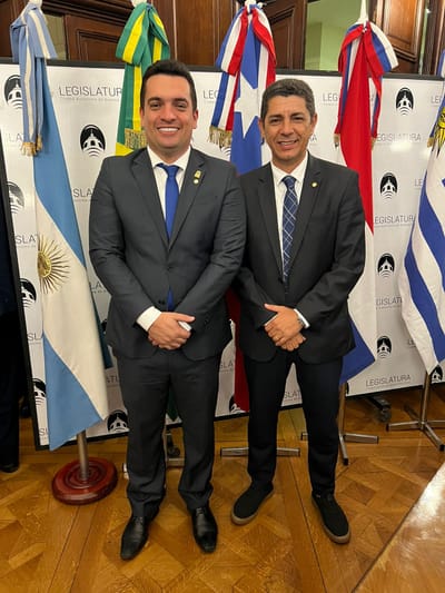 Deputado Gutierres Torquato toma posse como tesoureiro geral da União de Parlamentares Sul-Americanos e do Mercosul