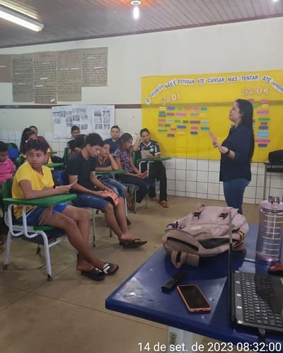 Secretaria de Meio Ambiente de Abreulândia promove ação ambiental com alunos da Escola São Pedro