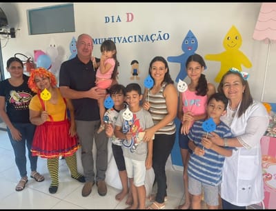 Dia D: 86 crianças e adolescentes foram imunizadas pela Secretaria Municipal de Saúde de Divinópolis do Tocantins neste sábado (07)