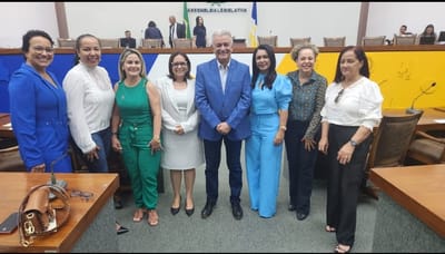 Nezita e Idislene participam de debates sobre a LDO 2024 na Assembleia legislativa em Palmas