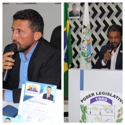 Insatisfação: Valdivan da Silva e André Bandeira reclamam de falta de espaço no Poder Executivo de Divinópolis do Tocantins
