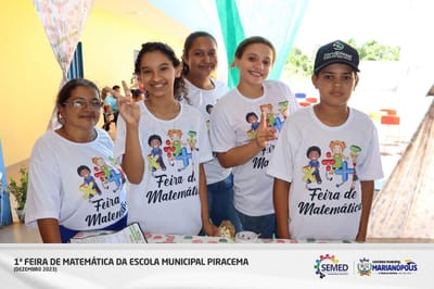 Escola Municipal Piracema de Marianópolis promove primeira Feira de Matemática