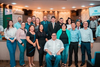 Prefeito Celso Morais prestigia posse da nova mesa diretora da Câmara Municipal de Paraíso do Tocantins