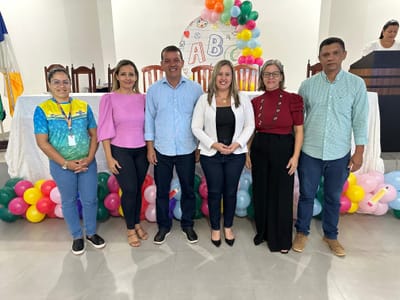 Prefeito Isaías Piagem e presidente Erivan do Prata participam do inicio do curso de formação pedagógica de professores de Marianópolis