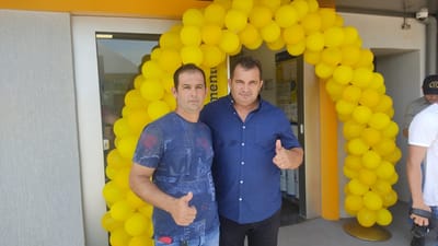 Empresário Rogerim de Marianópolis participou da reinauguração da agência do Banco do Brasil em Divinópolis do Tocantins