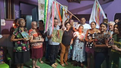 Cultura religiosa: Vereador Gilvan do Felício marca presença na Reza de São Lázaro em Caseara