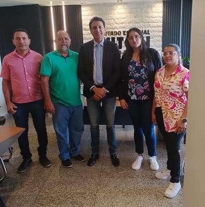 Presidente Diassis é recebido por Franco e debate fortalecimento do comércio de Abreulândia