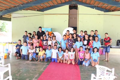 Prefeito Irmão Geciran e primeira dama dona Rousivauria participam do inicio das ações do CRAS de Dois Irmãos do Tocantins