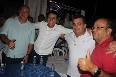 Flavão e Ozias defendem unidade política ao participarem da apresentação de Manoel Moura à reeleição em Abreulândia