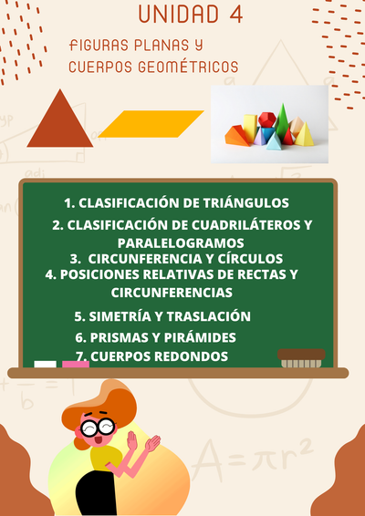 UNIDAD 4: FIGURAS PLANAS Y CUERPOS GEOMÉTRICOS