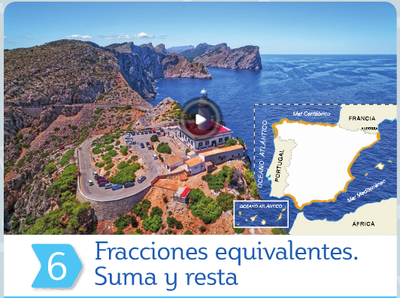 UNIDAD 6: FRACCIONES EQUIVALENTES SUMA Y RESTA