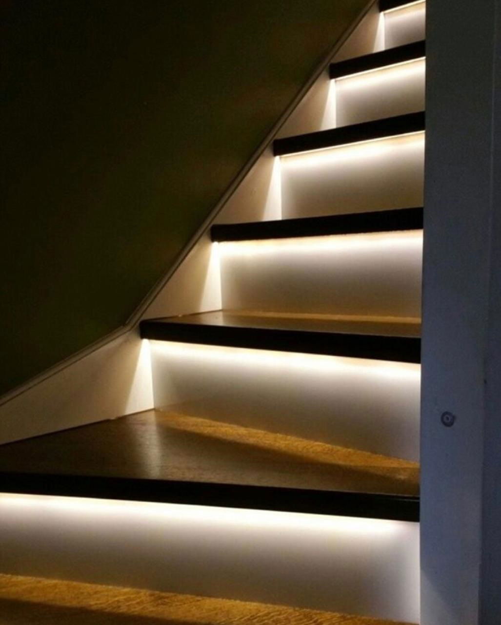 Glowing stairs wooden flooring for your Hotel Home and office.