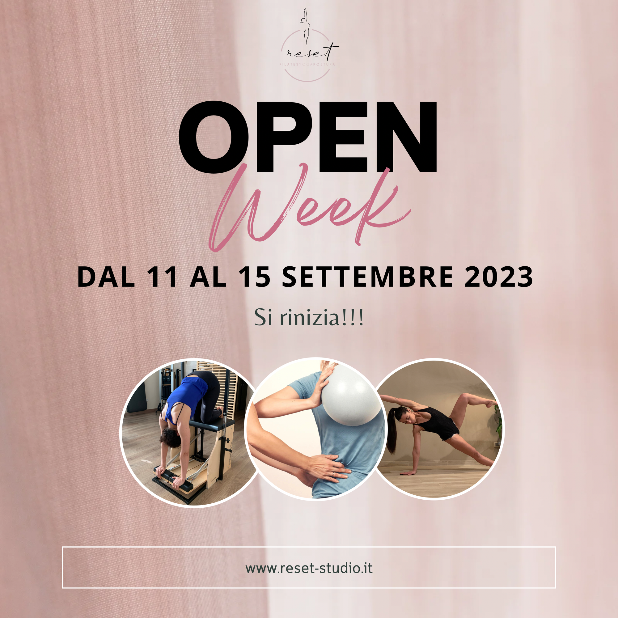 Open week: Settimana porte aperte!