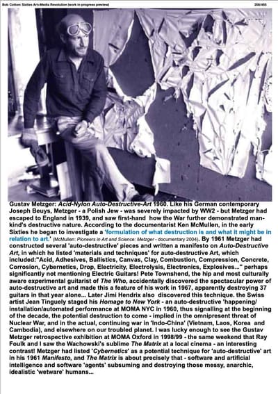 what created the Sixties Zeitgeist?