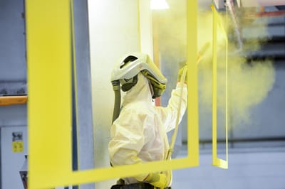 مميزات الطلاء الحراري Powder coating