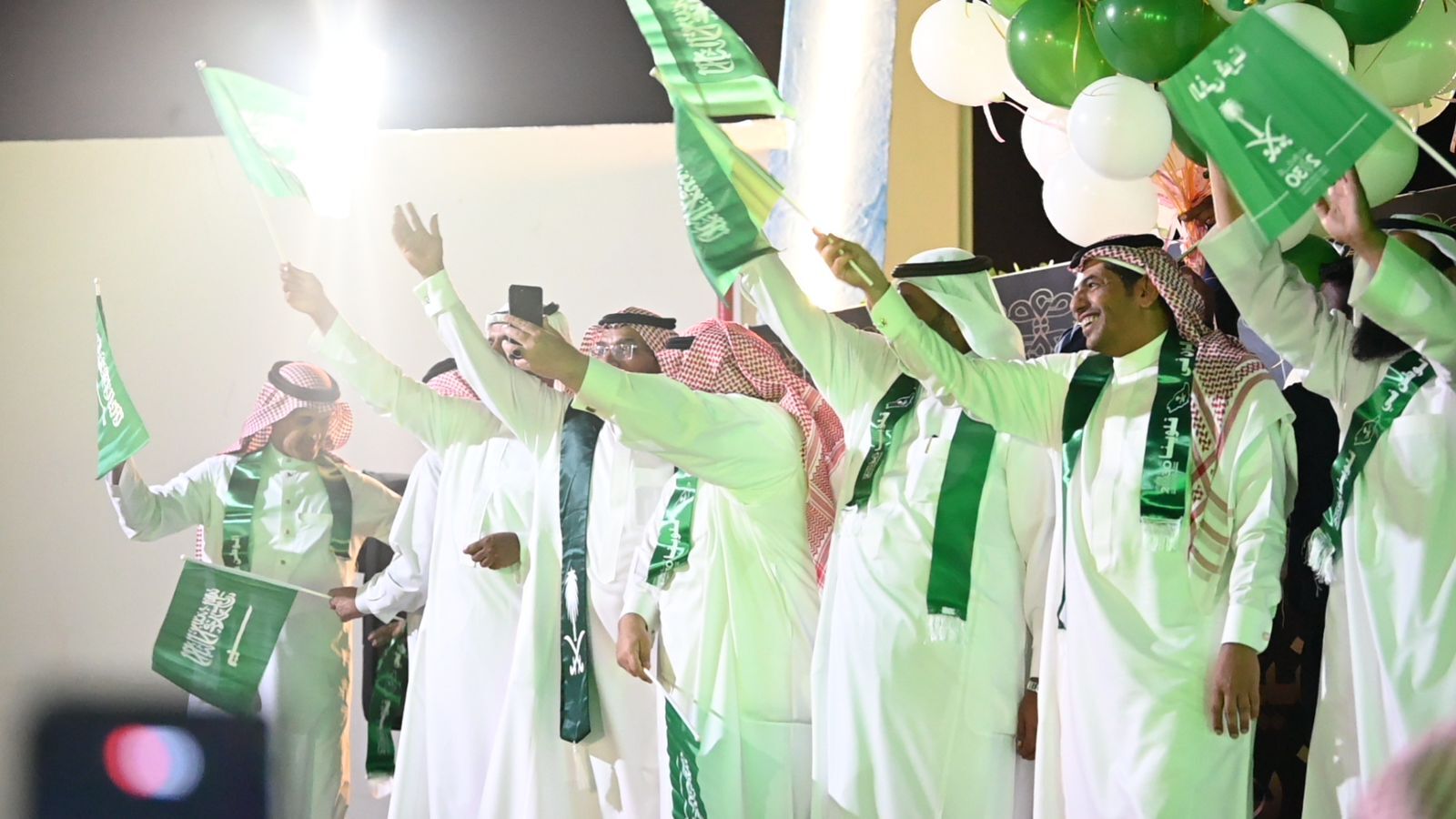 نادي وج يحتفي باليوم الوطني السعودي 93