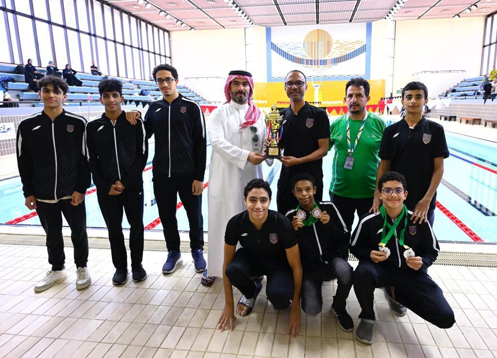 فريق السباحة بنادي وج يحقق المركز السادس في بطولة أندية المناطق الغربية والجنوبية والشمالية