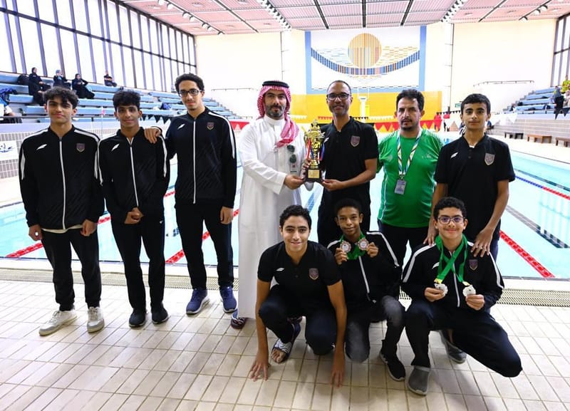 فريق السباحة بنادي وج يحقق المركز السادس في بطولة أندية المناطق الغربية والجنوبية والشمالية