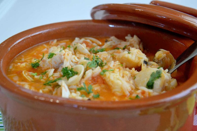 Arroz de Peixe com Camarão