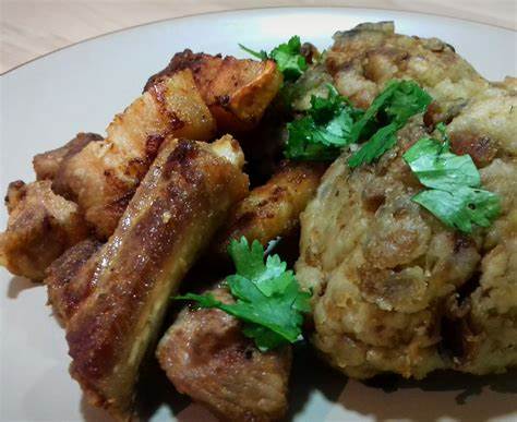 Migas alentejanas com Porco