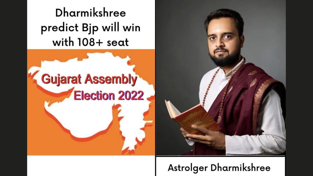 Gujarat election Results: “BJP will win 108  seats” prediction by Astrologer Dharmikshree