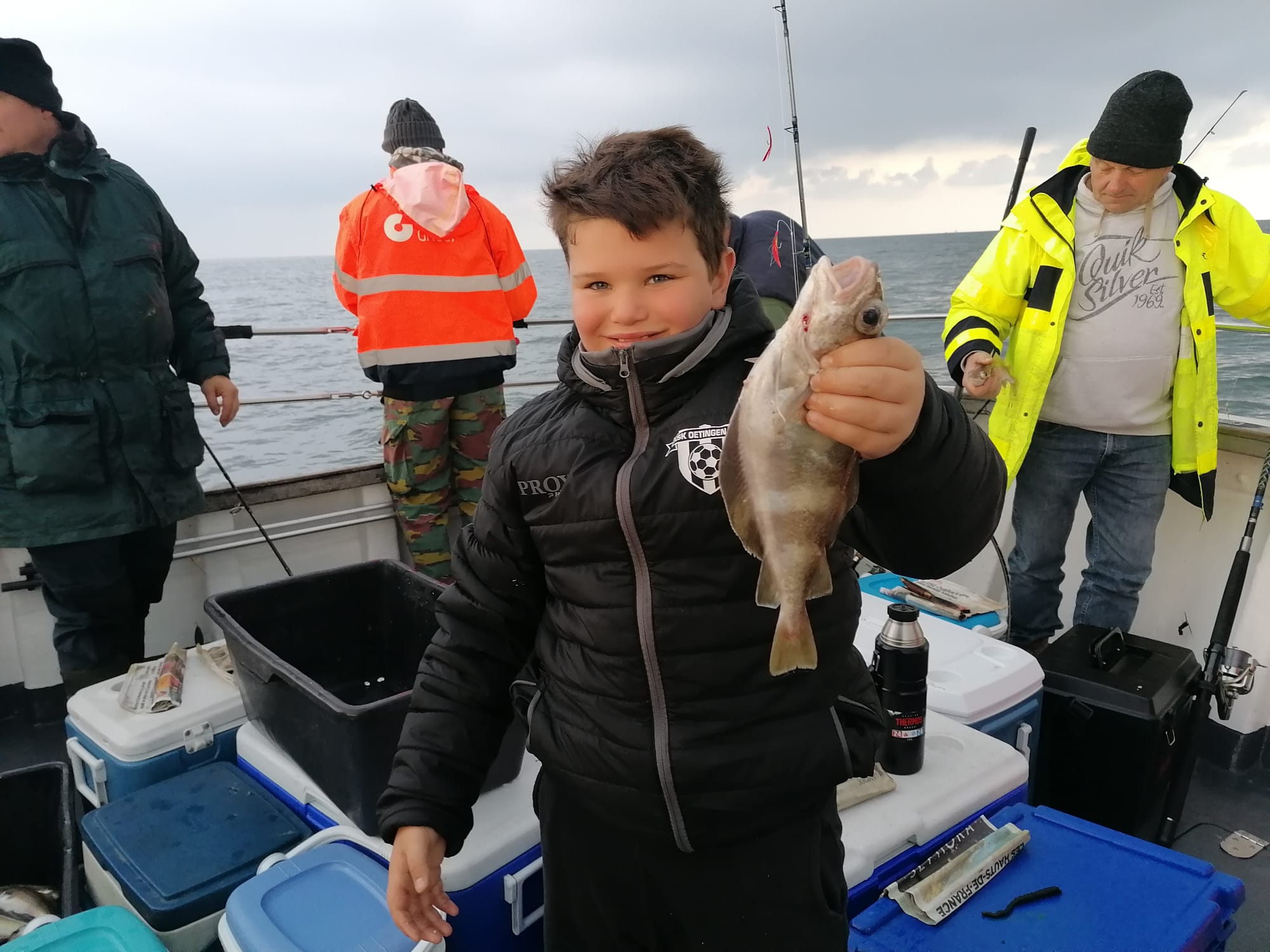 Wannes behaald zeevissersdiploma !