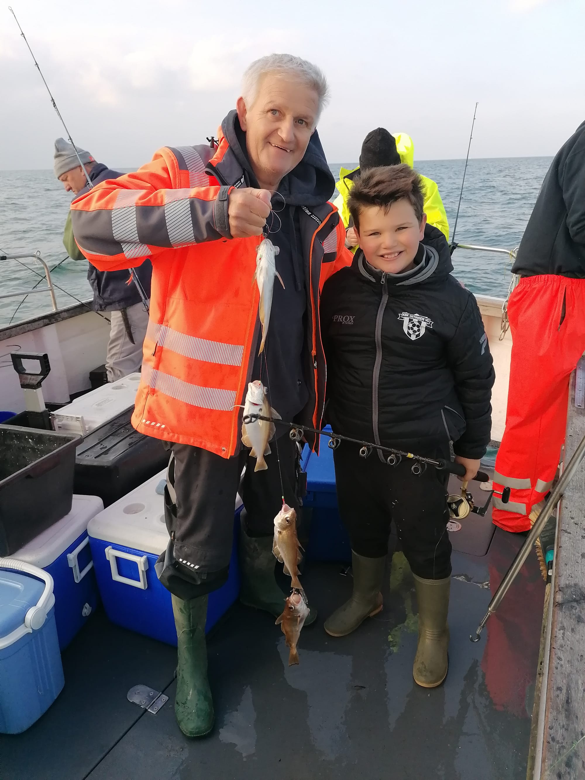 Wannes behaald zeevissersdiploma !