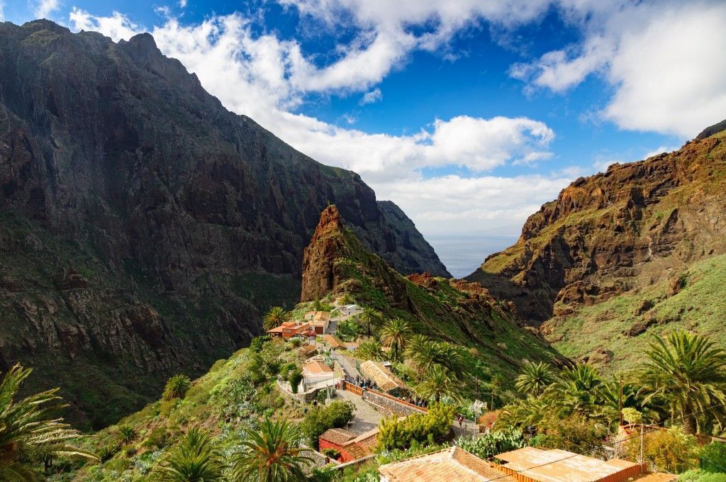 Barranco de Masca en Macizo de Teno (Tenerife)