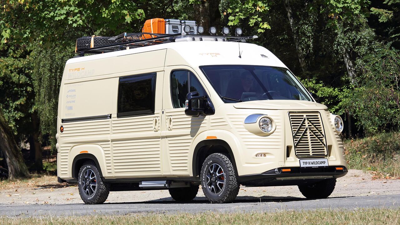 Citroën Wildcamp, la furgoneta camper retro por fuera, y moderna por dentro.