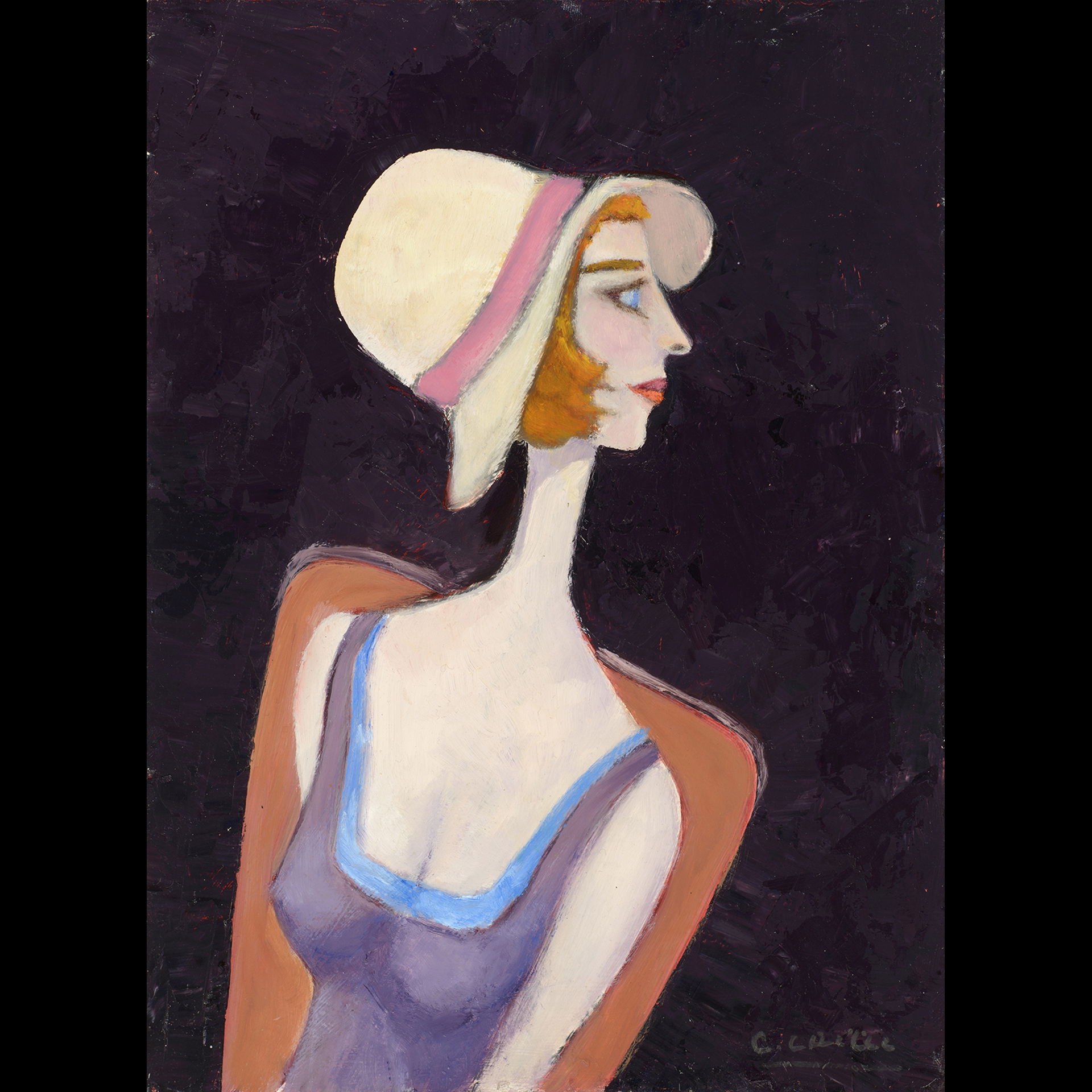 "Stella in Cloche Hat"