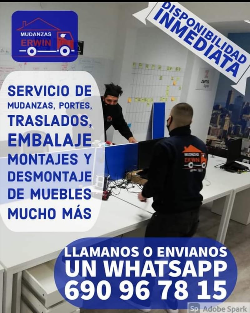 Mudanzas y Portes Erwin, mudanzas en Madrid