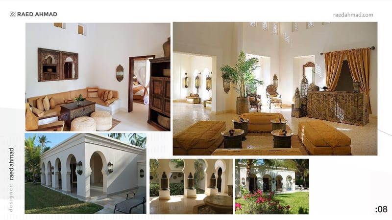 Iron Base house in the desert