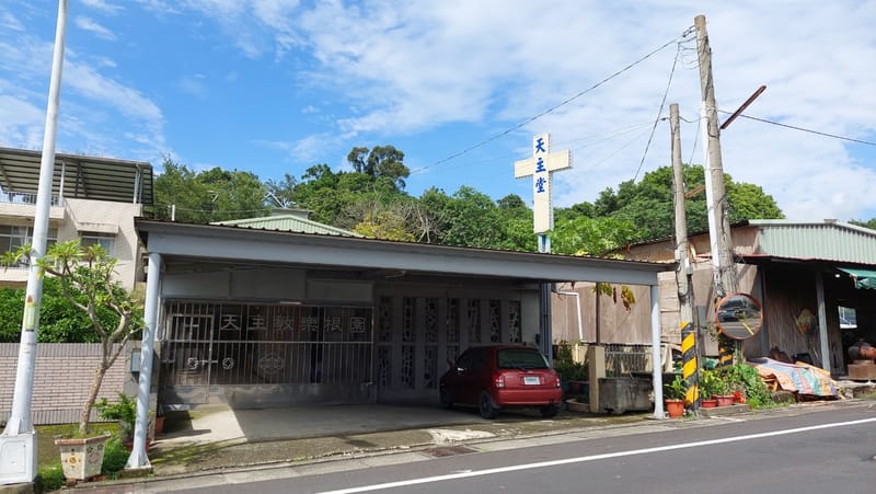 樂根園方濟靈修中心的大門口。