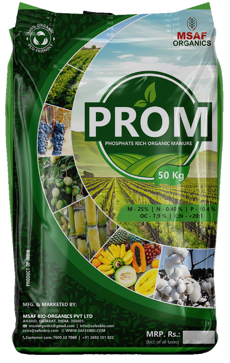 PHOSPHATE RICH ORGANIC MANURE (PROM)