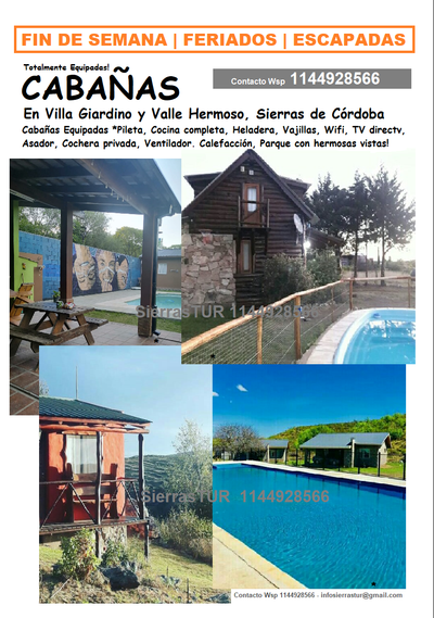 FERIADO 25 de MAYO en las Sierras!