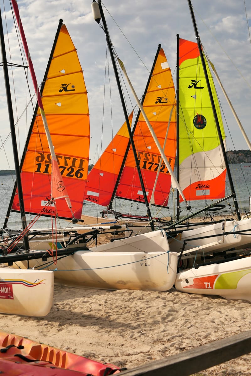 ECOLE DE VOILE A FORT MAHON A 7KM