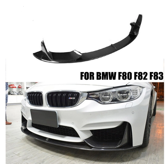 AeroFlowDynamics Smoke Front Bumper Reflector Overlays For BMW F80 F82 M3 M4 2014-2020
