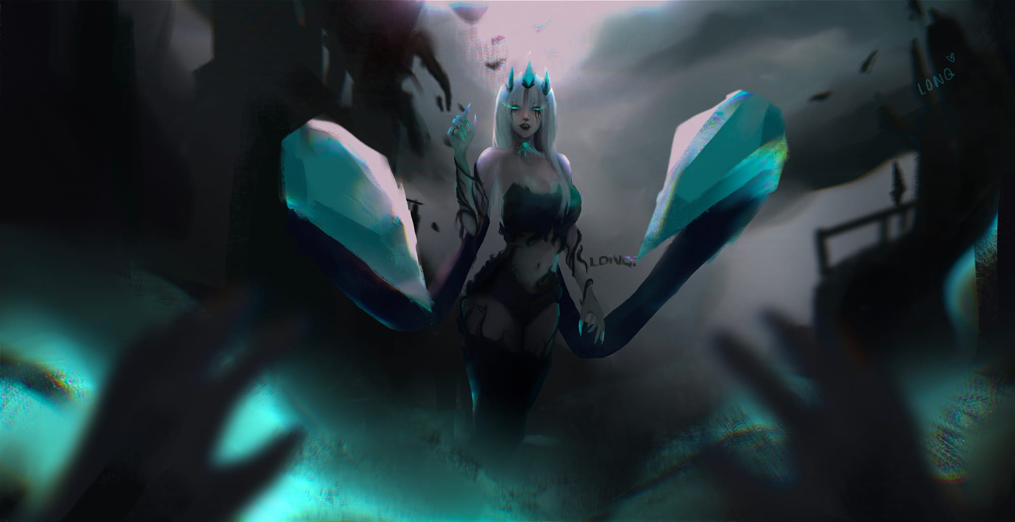 Akali and Ruined Evelynn from LOL