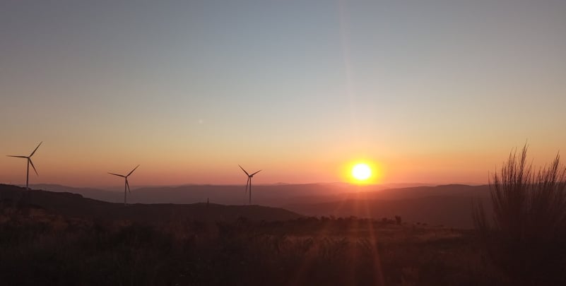 Um pôr do sol magnifico....