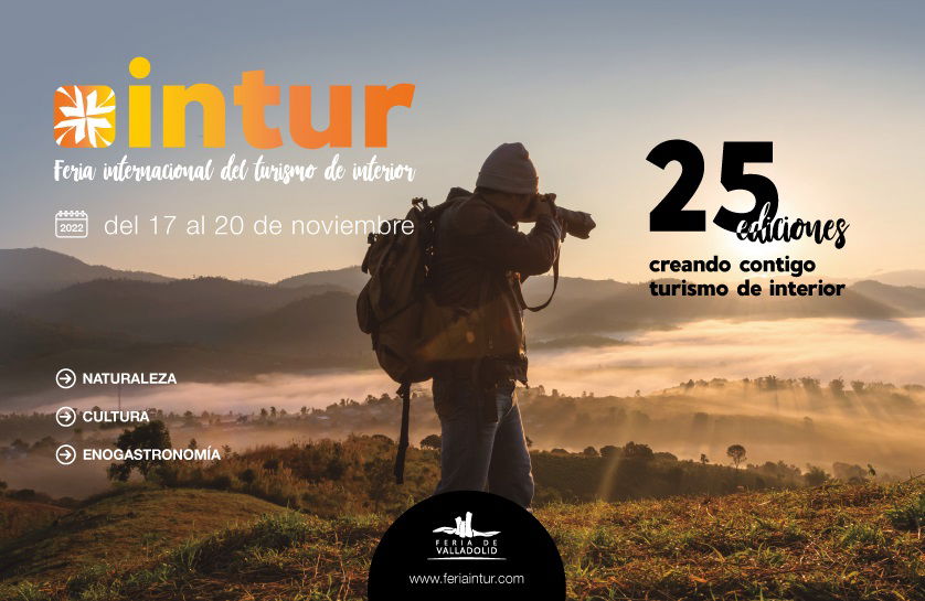 Visite o nosso stand na INTUR 2022 / 25ª Feira Internacional do Turismo de Interior - Valladolid, 17 a 20 de Novembro, 2022