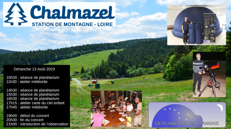 Le planétarium à Chalmazel