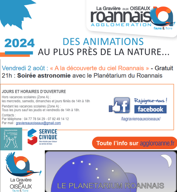 Nuit des étoiles à la gravière aux oiseaux