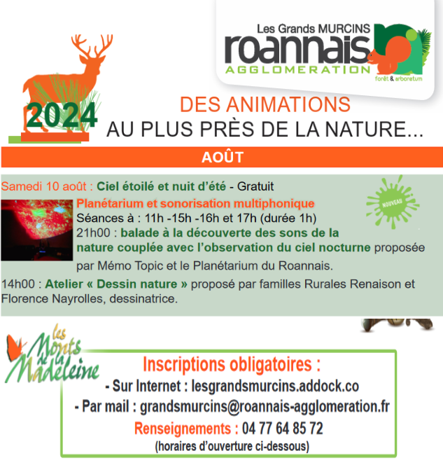 Nuit des étoiles aux Grands Murçins - Arcon