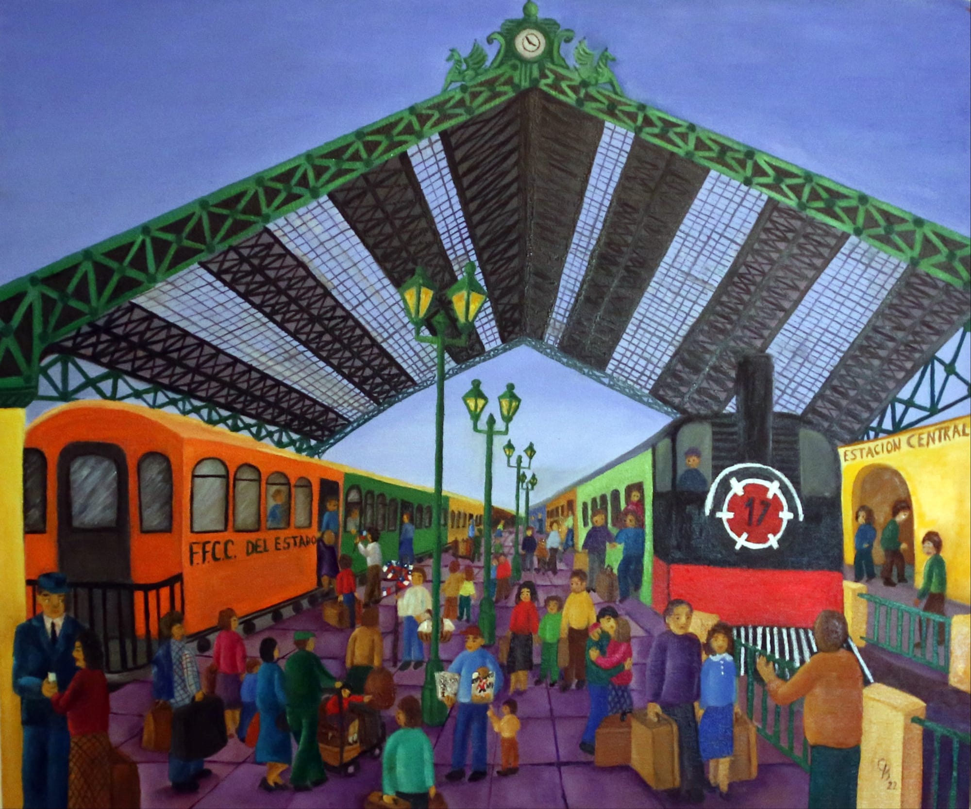 Estación de trenes de Santiago