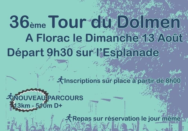 5ème EPREUVE DU CHALLENGE 2023 - Le 36ème Tour du Dolmen à Florac Trois Rivières