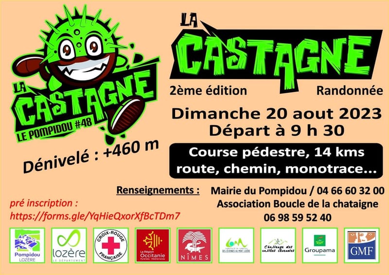 6ème et dernière EPREUVE DU CHALLENGE 2023 - La 2ème Castagne au Pompidou