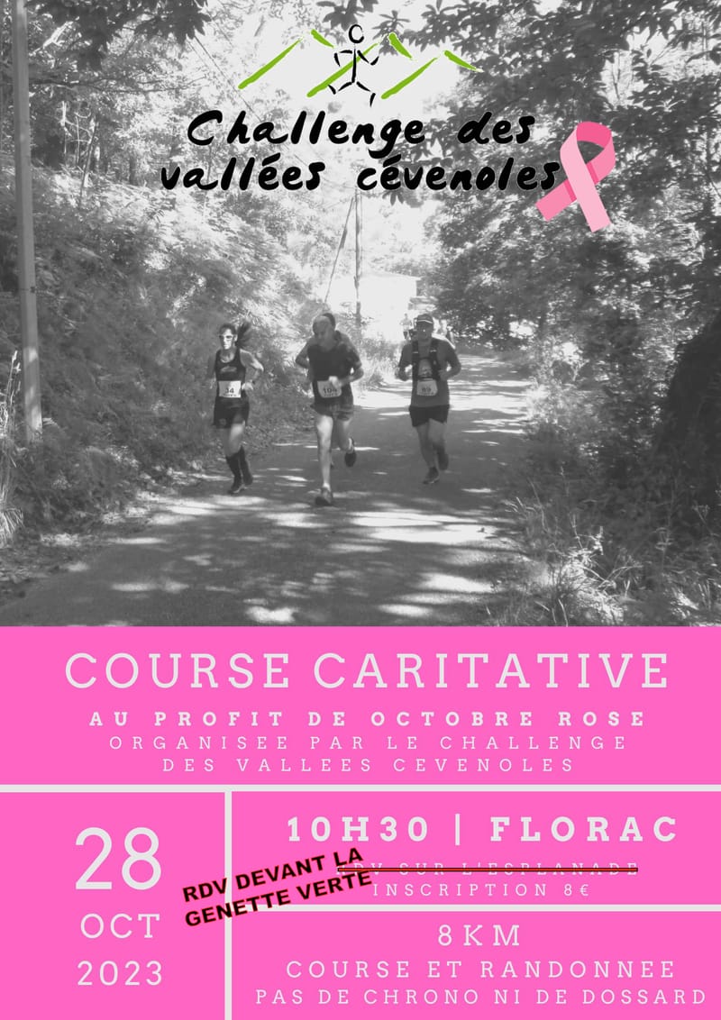 Course Caritative au profit de Octobre Rose