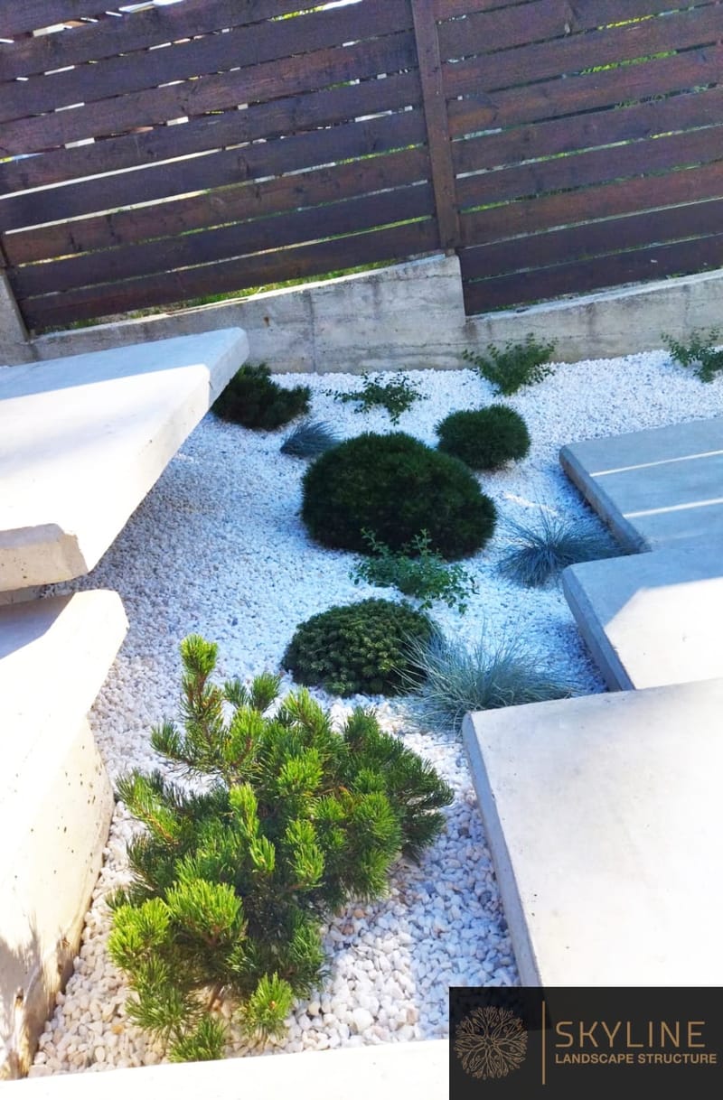 Amenajare gradina stil contemporan